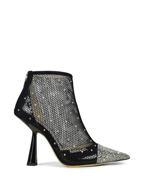 Jimmy Choo Kix crystal-embellished ankle boots Black KIX100FIX7