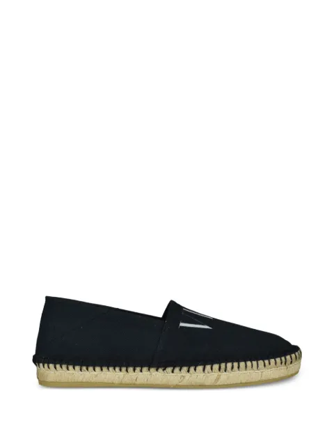 Valentino Garavani logo-detail espadrilles Black YS0B73TSE