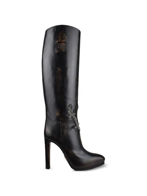 Lauren Ralph Lauren Remmy sequin-embellished boots Brown 800734956