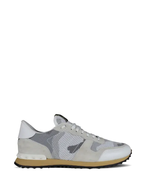 Valentino Garavani mesh fabric camouflage Rockrunner sneakers White YS0723QRK
