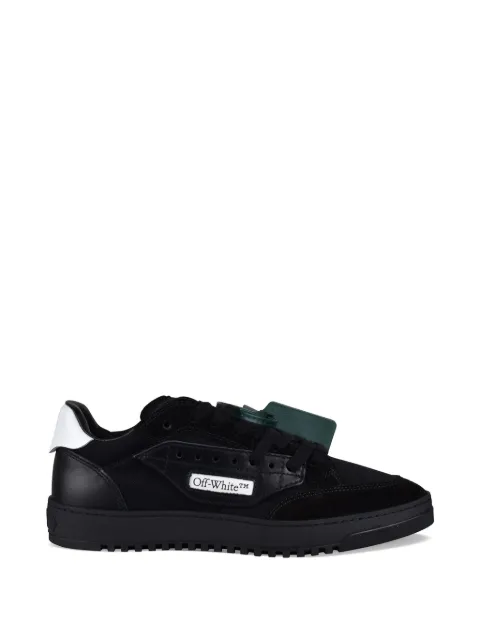 Off-White leather suede sneakers Black OMIA227S22FAB0011001