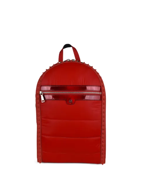 Christian Louboutin zipped pocket studded backpack Red 39318449