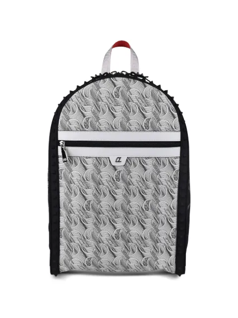 Christian Louboutin Backparis backpack White 1225145B378MONOGRAMME