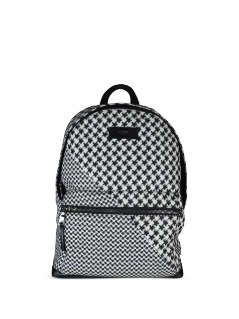 Jimmy Choo houndstooth print backpack Black WILMERTOILEBLANC
