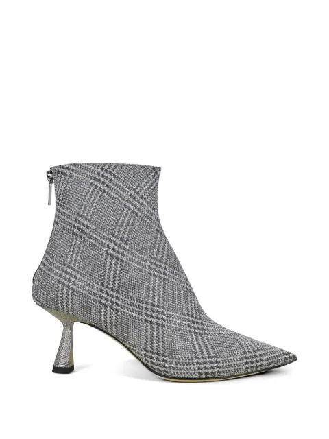 Jimmy Choo Kix plaid glitter boots Grey KIX65WDG5