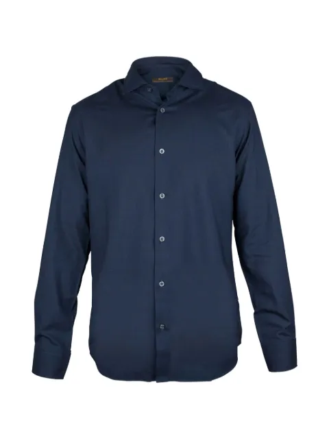 Moorer buttoned long-sleeved shirt Blue CHEMISEMOORERBLEUMAR18