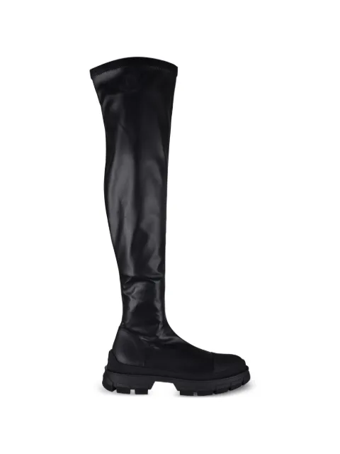 Moncler Hevea logo patch boots Black 24211F115000