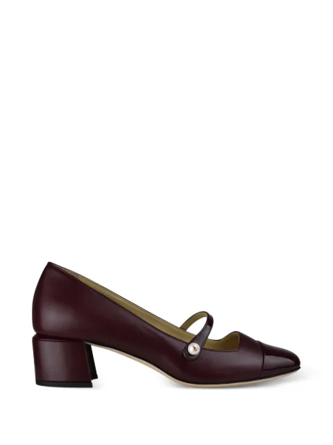Jimmy Choo Elisa pearl strap pumps Red ELISA45PTZMORO