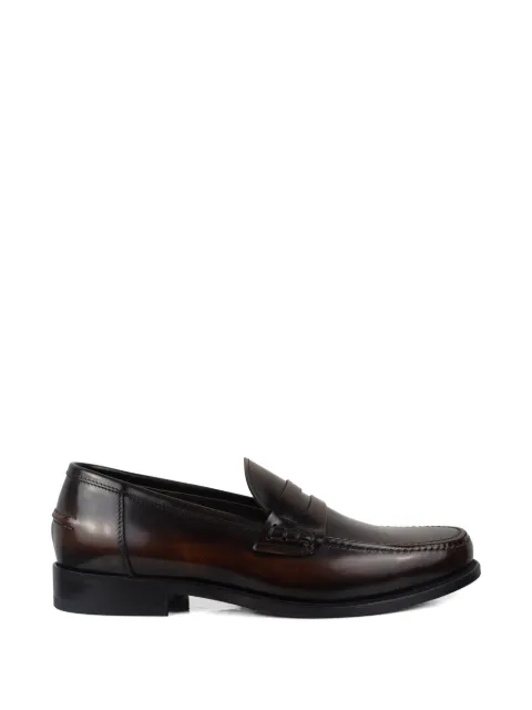 Alberto Fasciani leather slip-on loafers Brown 599F142MARRON