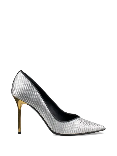 Balmain metallic effect ruby pumps Silver YN0UA517TTPU