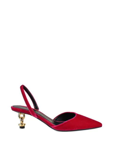 TOM FORD chain velvet pumps Pink W3103TTVE001