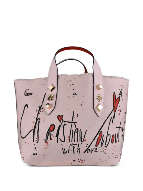 Christian Louboutin studded frangibus tote bag Pink 1225057T246ROSE