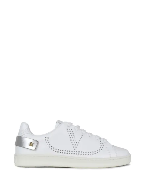 Valentino Garavani backnet perforated leather sneakers White WS0M20FKZ