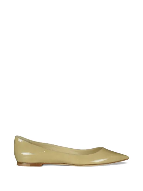 Jimmy Choo Alina pointed-toe ballet flats Neutrals ALINANUDE