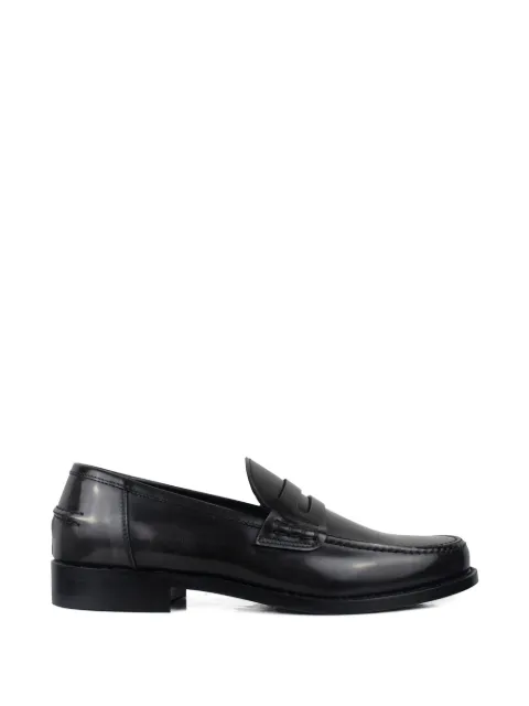 Alberto Fasciani shiny leather loafers Black SA1550