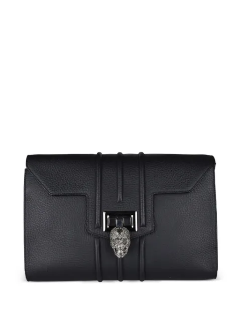 Philipp Plein rhinestone skull shoulder bag Black SACPPNOIR