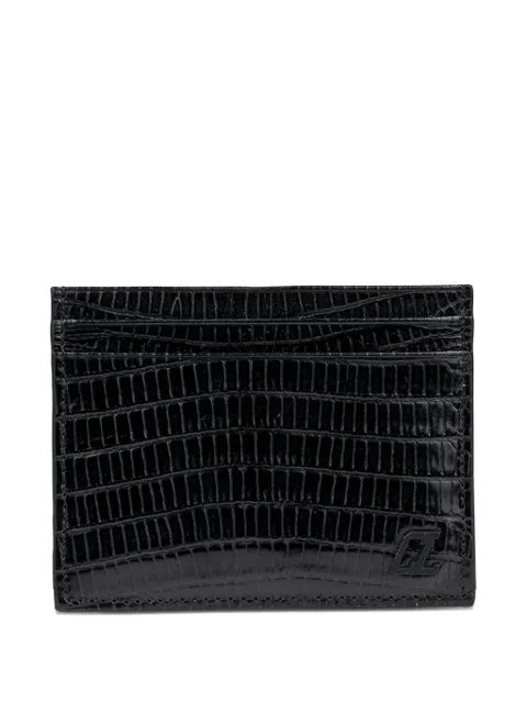 Christian Louboutin logo-detail card holder Black 3225316B026