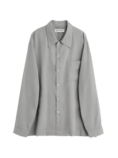 OUR LEGACY Every patch-pocket shirt Grey M2262EWG