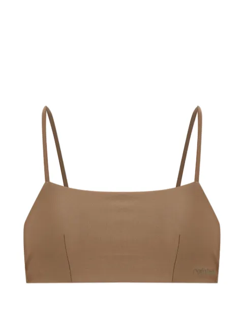 RETHINKIT STUDIOS tie-fastening bikini top Brown 21653755