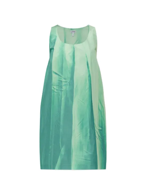 LOEWE trompe l'oeil sleeveless dress Green S540Y09XVT
