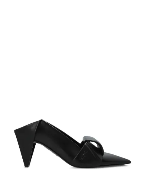 LOEWE Origami bow-detail pointed-toe mules Black L814S01XB2