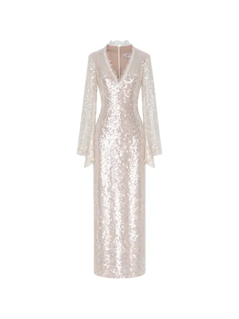 MANURÍ Cléo maxi dress Pink MRSS26PLEL9DR