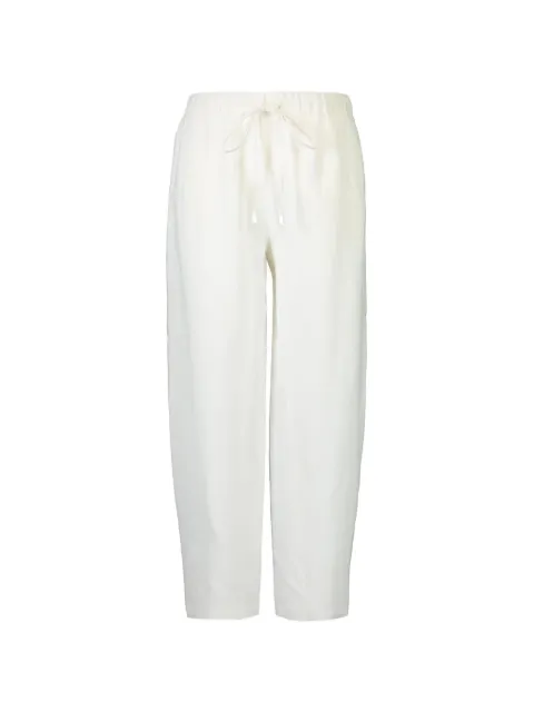 Antonelli Pascal drawstring-fastening trousers White Q8713