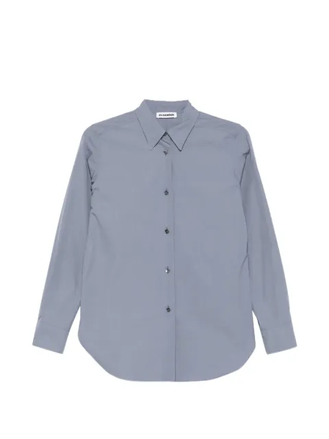 Jil Sander lightweight cotton poplin shirt Blue J03DL0222J45342