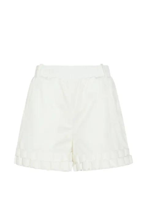 RAXXY ruffled shorts Neutrals RC26SK013