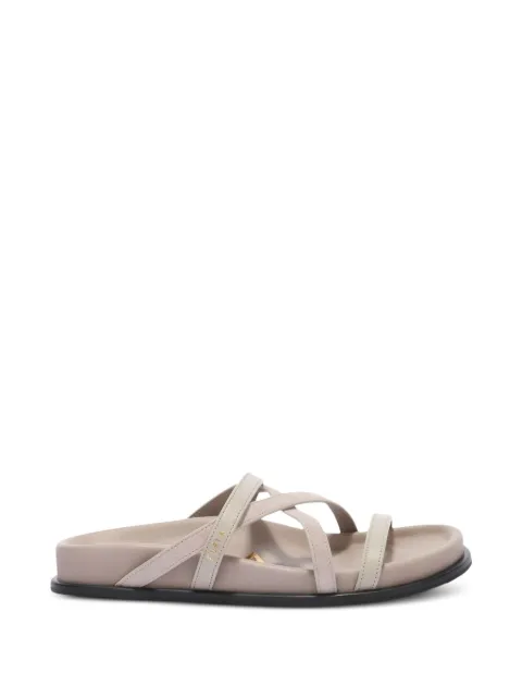 Furla Solea logo-strap sandals Neutrals YL57SOEBX45154401