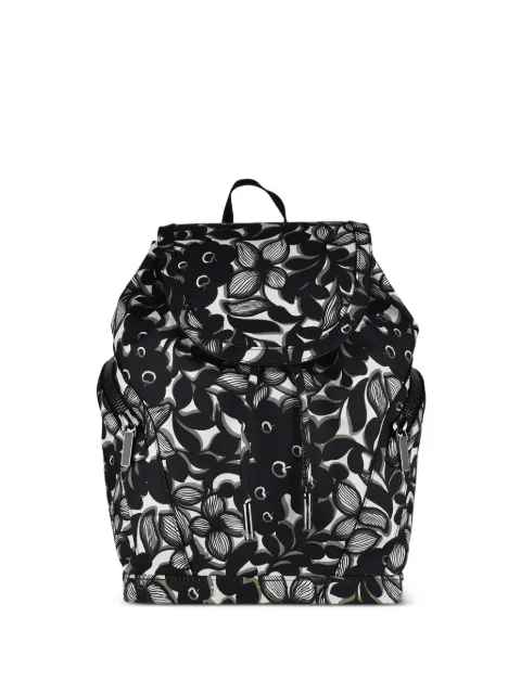 Christian Louboutin Explorafunk floral zip backpack Black SACEXPLORAFUNKNOIRBLANCFLEUR