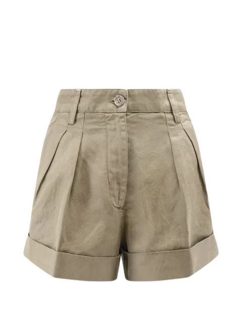 ASPESI linen gabardine shorts Neutrals S6G0222G20885047