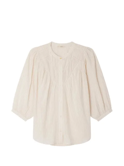 Sessùn Savi striped blouse Neutrals 24110014