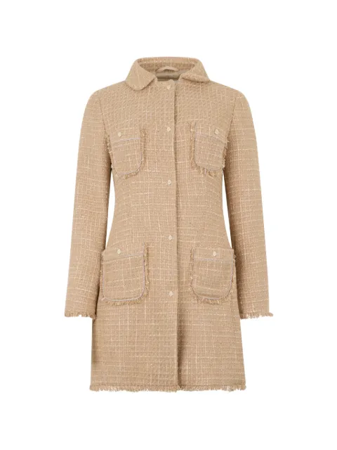 Herno fringed pocket coat Neutrals CA000469D13162