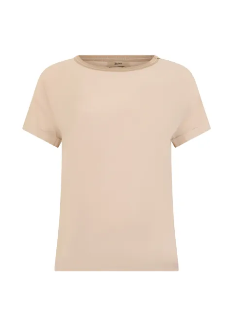 Herno short-sleeve round-neck T-shirt Neutrals JG000187D52006