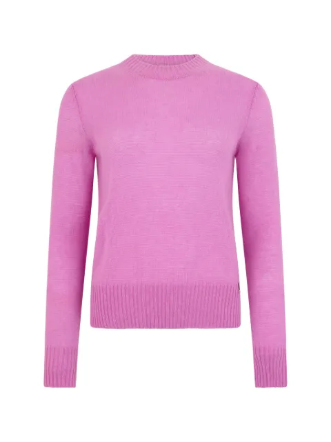 Herno ribbed crew-neck sweater Pink MG000109D71009