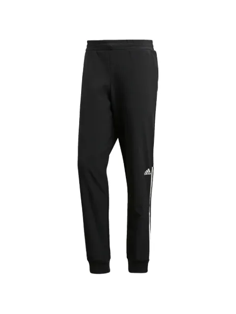adidas elasticated-waistband track pants Black CY9900