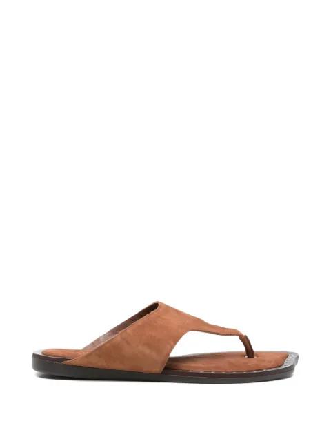 Ash stud-embellished thong sandals Brown GENIUS02