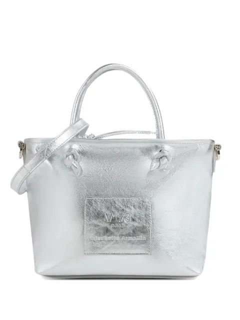 V°73 logo-patch tote bag Silver 73BP9VT02LO
