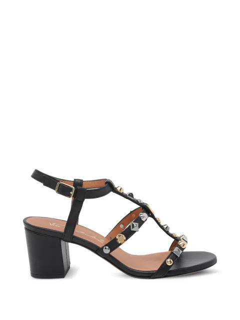 Via Roma 15 studded buckle sandals Black 4637S56NERO