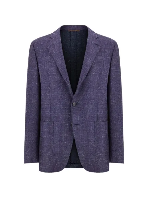 Canali single-breasted blazer Blue 23275CU05013304