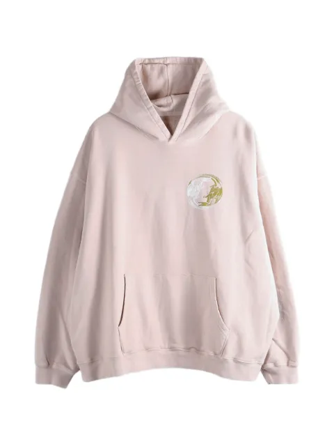 D-R-G-N Counter dragon-print hoodie Pink DGSS26PU09