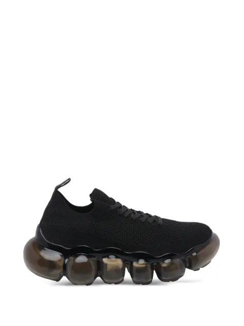 GROUNDS laces round-toe sneakers Black 1061MBLACKBLACK