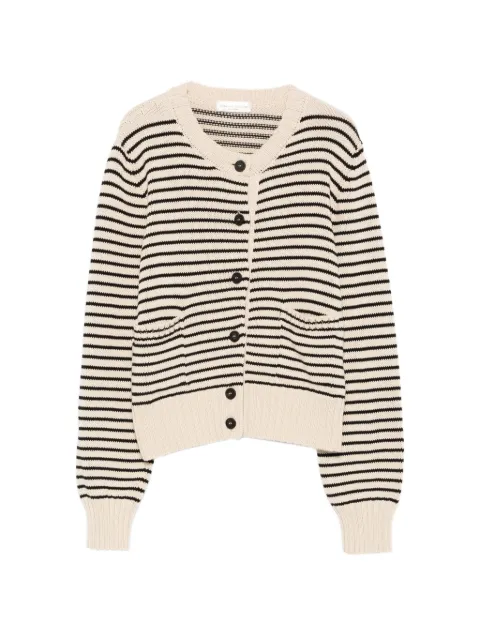Roberto Collina striped cardigan Neutrals 261FXA12220