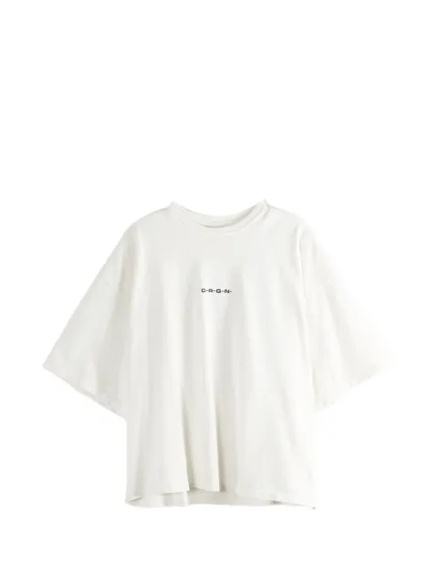 D-R-G-N Yoth logo-print T-shirt White DGSS26SS10