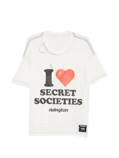 RRR123 graphic-print T-shirt White STSSSS92