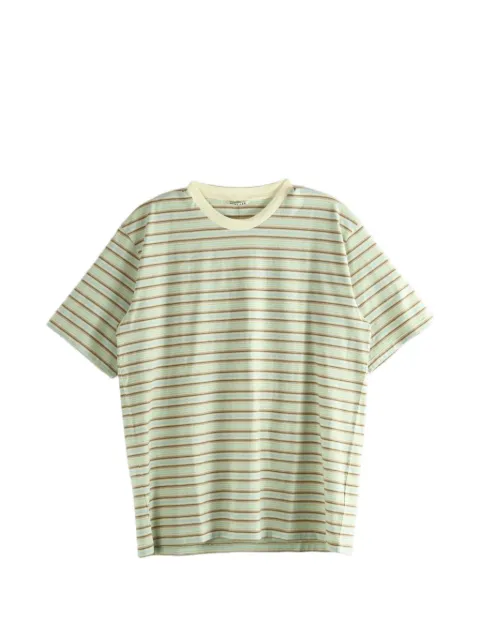 Auralee Gradient Stripe T-shirt Green A26ST02GJ