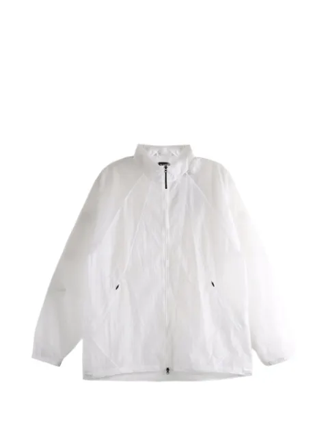 Goldwin sheer raglan-sleeve jacket White GL16144