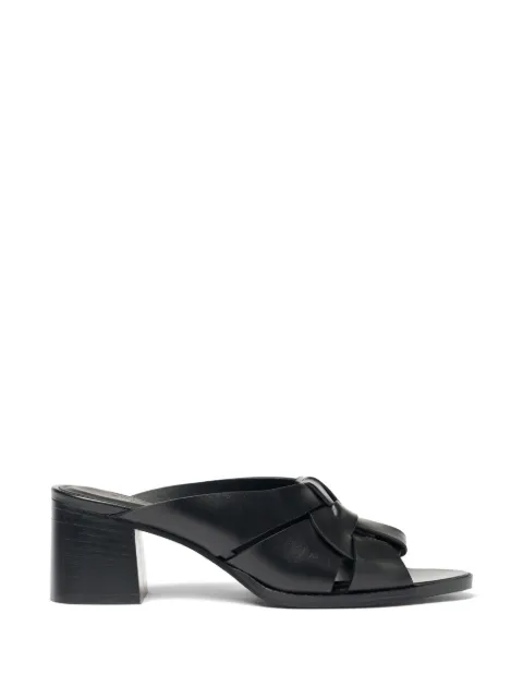 Scarosso 55mm Aida mules Black AIDASANDBLACALF