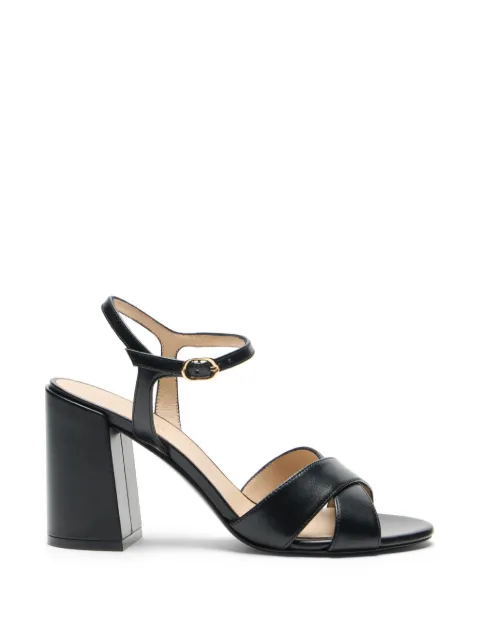 Stuart Weitzman Alyssa crossover-strap sandals Black SN791SMOBLK